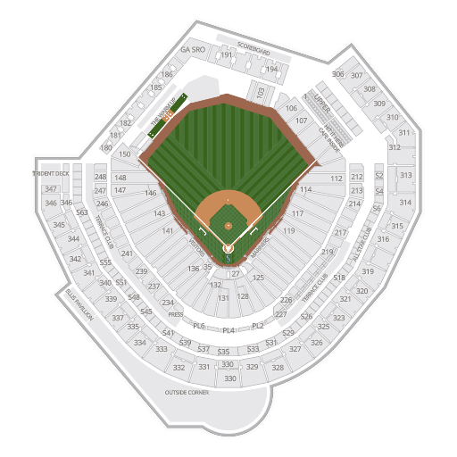 St Louis Cardinals Seating Chart With Seat Numbers | Two Birds Home